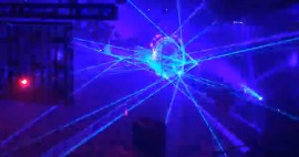 Ridiculous laser show